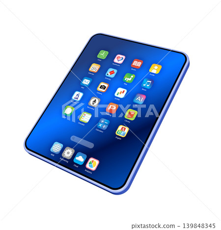 Tablet device app screen Tablet device app screen 139848345