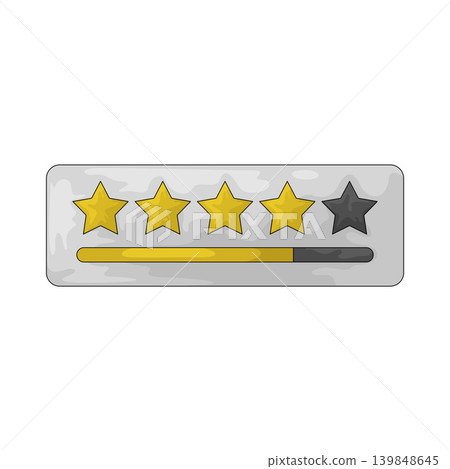 Illustration of Four Stars Illustration of Four Stars 139848645