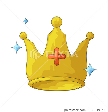 Illustration of Crown with plus sign Illustration of Crown with plus sign 139849143