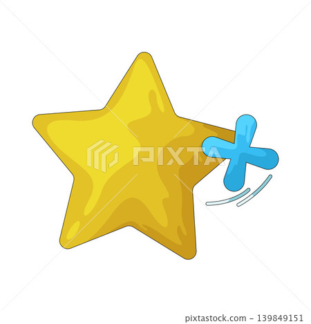 Illustration of Star with plus sign Illustration of Star with plus sign 139849151