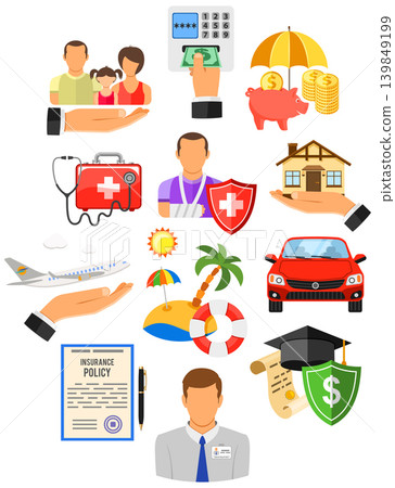 Insurance Services Infographics 139849199