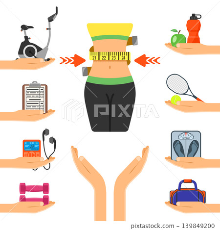 Fitness & Gym Concept Fitness & Gym Concept 139849200