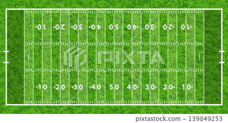 American Football Field American Football Field 139849253
