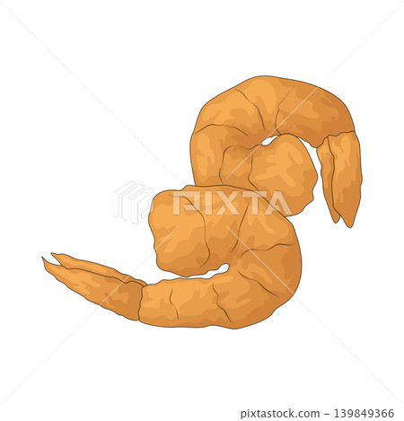 Illustration of shrimp Illustration of shrimp 139849366