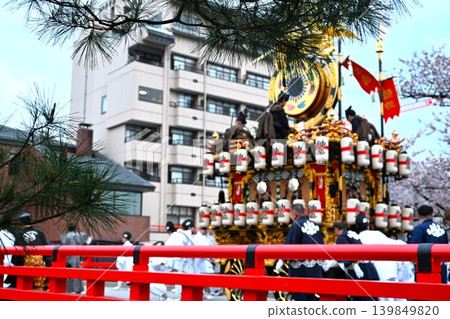 岐阜春晚的高山祭 岐阜春晚的高山祭 139849820