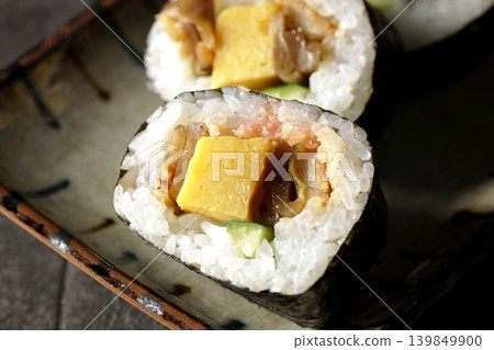 Conger eel roll sushi Conger eel roll sushi 139849900