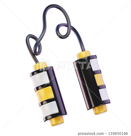 jump rope 3d render icon jump rope 3d render icon 139850196