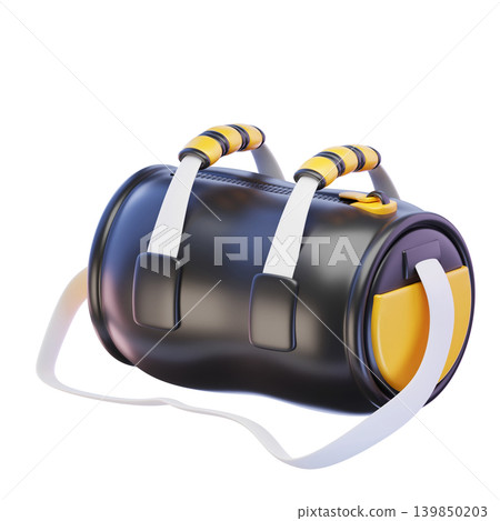 Sport Bag 3d render icon Sport Bag 3d render icon 139850203