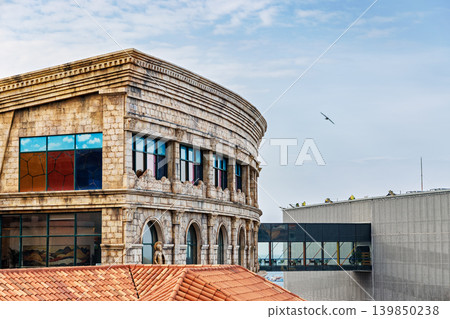 Phu Quoc, Vietnam - January 3 2026: Contrasting Rooftops and Facades in Phu Quoc Skyline Phu Quoc, Vietnam - January 3 2026: Contrasting Rooftops and Facades in Phu Quoc Skyline 139850238