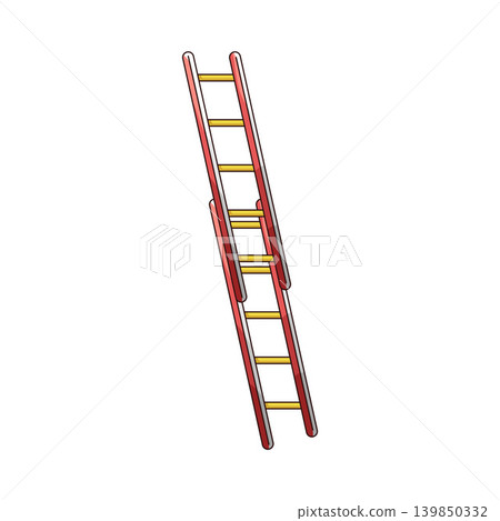 Illustration of ladder  139850332