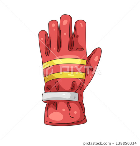 Illustration of safety gloves  139850334