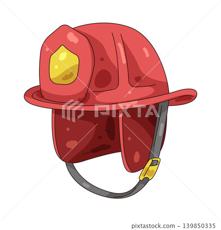 Illustration of safety helmet Illustration of safety helmet 139850335