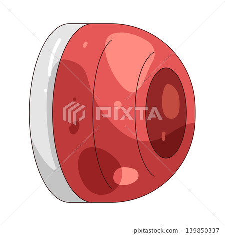 Illustration of emergency light Illustration of emergency light 139850337