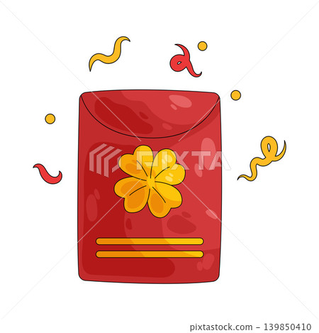 Illustration of lucky envelope Illustration of lucky envelope 139850410