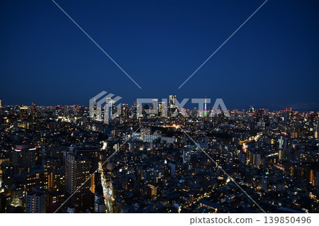 Night view from Yebisu Garden Place Night view from Yebisu Garden Place 139850496