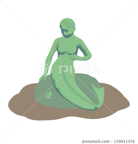 美人魚露台：美人魚雕像插圖 139851358