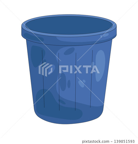 Illustration of trash bin Illustration of trash bin 139851593