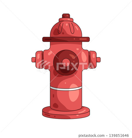Illustration of fire hydrant Illustration of fire hydrant 139851646