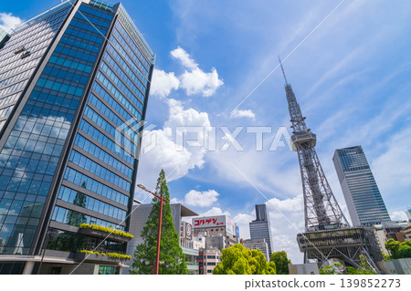 A view of Hisaya-Odori Park and the Chubu Electric Power Mirai Tower (Nagoya City, Aichi Prefecture) A view of Hisaya-Odori Park and the Chubu Electric Power Mirai Tower (Nagoya City, Aichi Prefecture) 139852273