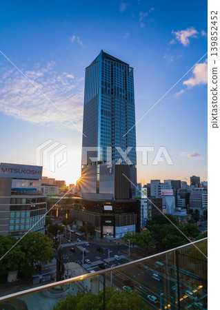 The Sakae streetscape, The Landmark Nagoya Sakae nearing completion (Nagoya City, Aichi Prefecture) 139852452