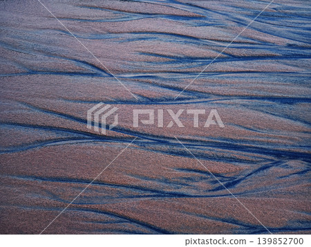 Intricate mosaic with waterways and sand landscapes 139852700