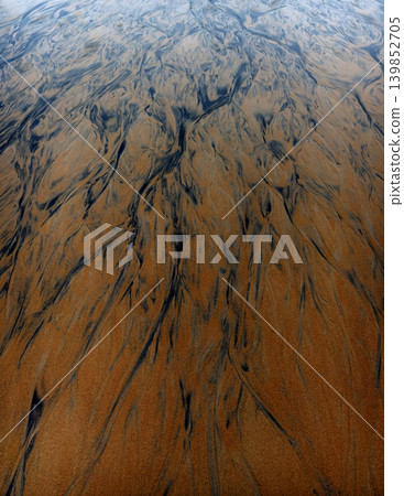 Intricate mosaic with waterways and sand landscapes Intricate mosaic with waterways and sand landscapes 139852705