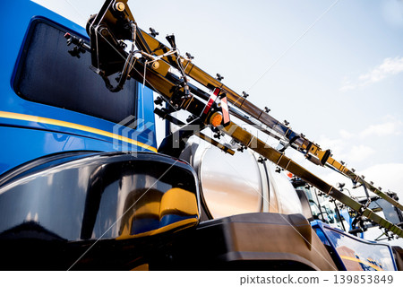 Modern agricultural machinery and equipment. Industrial details. Modern agricultural machinery and equipment. Industrial details. 139853849