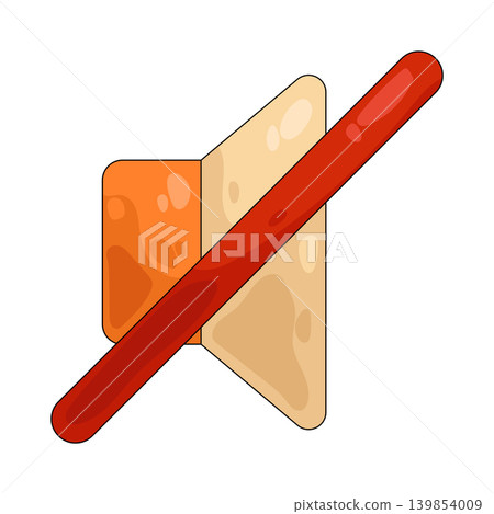 Illustration of mute 139854009