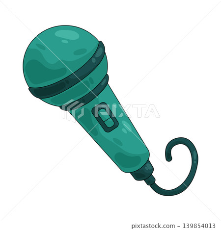 Illustration of microphone  139854013