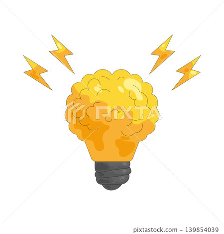 Illustration of brainstorm Illustration of brainstorm 139854039