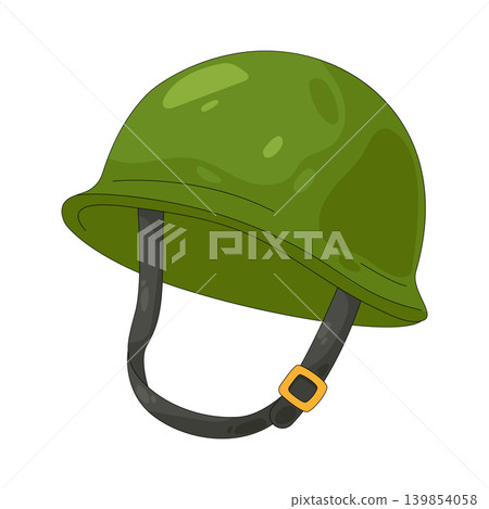Illustration of military helmet Illustration of military helmet 139854058