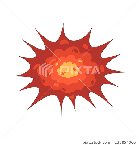 Illustration of explosion Illustration of explosion 139854060