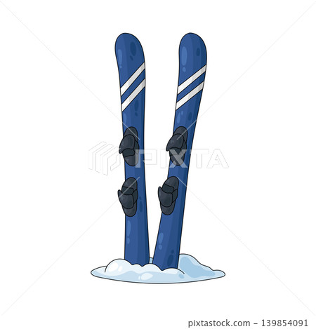 Illustration of ski board Illustration of ski board 139854091