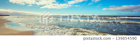 Deserted beach 139854590