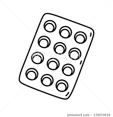 Silicone muffin pan isolated on a white background Silicone muffin pan isolated on a white background 139854636