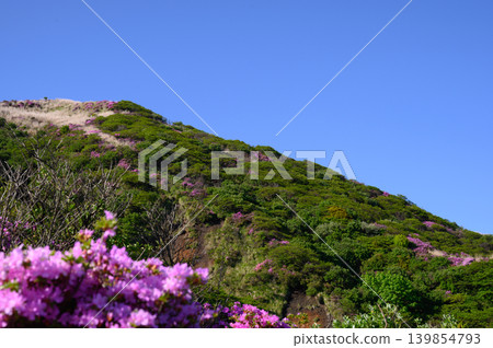 View from Mount Eboshi and the Miyama Kirishima azalea View from Mount Eboshi and the Miyama Kirishima azalea 139854793