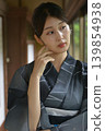 A young woman in a yukata 139854938