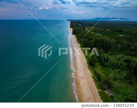 Aerial view sea in summer season at Phuket island Thailand 139855229