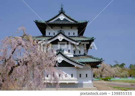 Hirosaki Castle Tower in Spring 2026 139855333