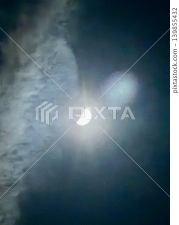 The moon hidden in the clouds The moon hidden in the clouds 139855432