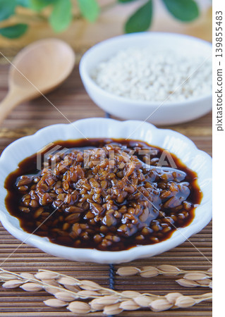 Soy sauce koji and rice koji Soy sauce koji and rice koji 139855483