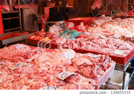 Chicken sold in Thai markets Chicken sold in Thai markets 139855535