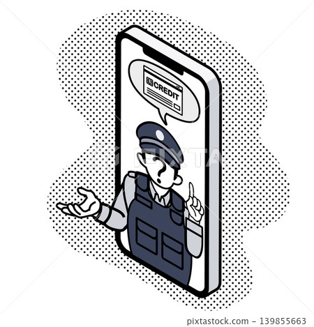 假警察透過智慧型手機螢幕索取信用卡訊息 假警察透過智慧型手機螢幕索取信用卡訊息 139855663