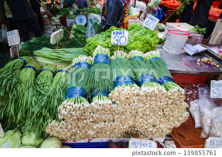 Vegetables for sale at a market in Thailand Vegetables for sale at a market in Thailand 139855761