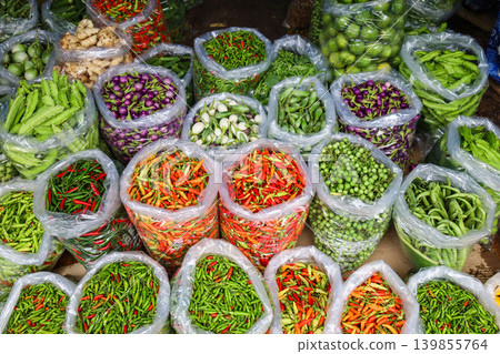 Spices sold in Thai markets Spices sold in Thai markets 139855764