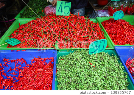 Spices sold in Thai markets Spices sold in Thai markets 139855767