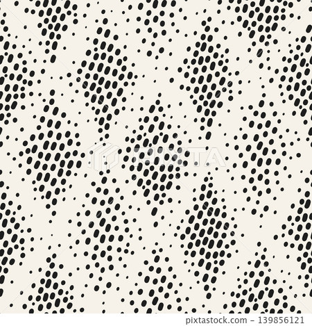 Organic ogee dot seamless pattern with hand drawn textured wave rhythm Organic ogee dot seamless pattern with hand drawn textured wave rhythm 139856121