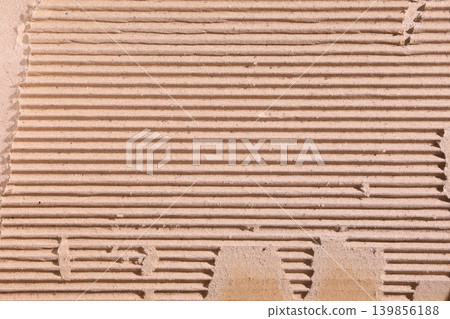 Ripped old carton corrugate box Ripped old carton corrugate box 139856188