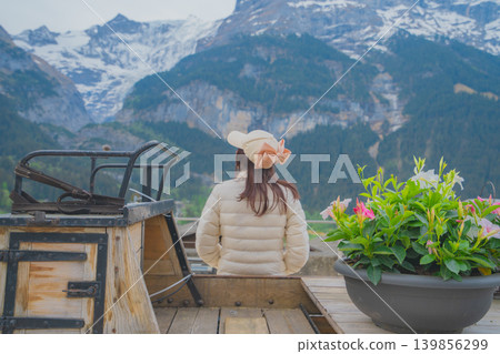 Beautiful mountain scenery of Grindelwald Beautiful mountain scenery of Grindelwald 139856299