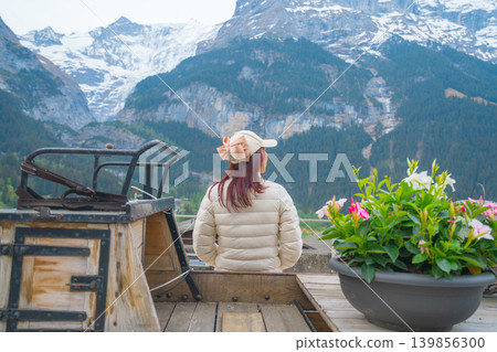 Beautiful mountain scenery of Grindelwald 139856300